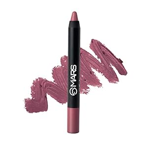 MARS Long Lasting Crayon Lipstick up to 12 Hours Stay | Matte Finish | Waterproof | Won’t Smudge Won’t Budge Lip Crayon (3.5 gm) 09-Smile Please