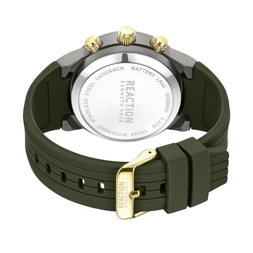 Image of Kenneth Cole Reaction Green Dial Men's Watch - KRWGQ0069303