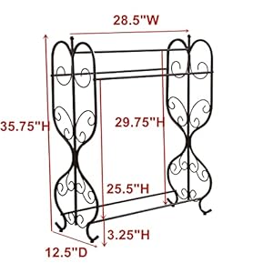 Kingsbrandfurniturefreestandingpewtermetaltowelrackstandwith3barsforbathroombedroomlaundryroomblanketrack Urban Country Home Decor Kings brand furniture freestanding pewter metal towel rack stand with 3 bars for bathroom bedroom laundry room blanket rack urban country home decor