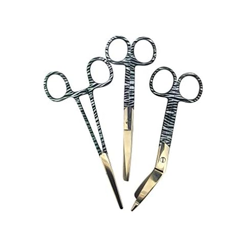 Funky Medical Zebra Design Scissors Set Cover