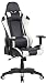 CLP Sedia Gaming Miracle V2 in Similpelle i Sedia Racing 2 Cuscini I Poltrona Girevole E Regolabile Max Carico 150KG, Colore:Nero/Bianco