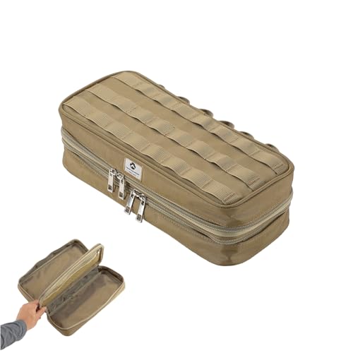 CAMPINGMOON Storage Box for Camping Outdoor Hammer Lantern Coyote BG-30