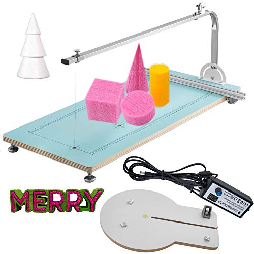 VEVOR Cortador de Espuma de Alambre Caliente con Banco de Trabajo Escalado Corte de Espuma Cortador de espuma Grabado Pluma Cortador de alambre caliente Espuma Poliestireno Corte térmico 10-240 V