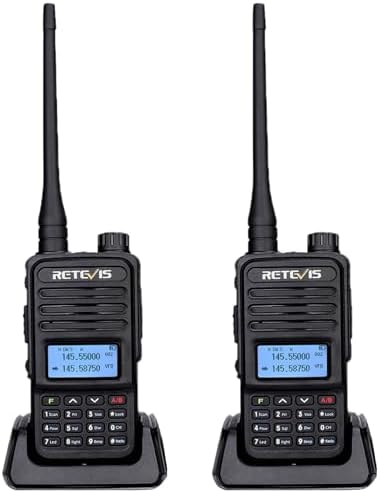 Retevis Rb648 Ip67 Talkies-walkies Retevis RB648 - Étanches IP67, Anti-chute, 2000mAh - Jaune (2 Pièces) - PMR446 Money Walkie