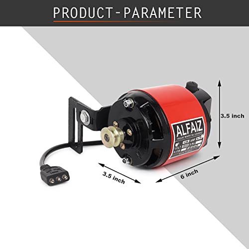 Image of Industrial Sewing Machine Motor 1 /12 HP with Controller Cast Iron Body 6500 RPM Speed Control