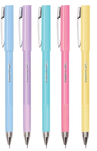 Image of Apsara Genz Ball Pen | Smooth & Long Writing & Comfortable Grip | Attractive Body Colures & Look | Ink Blue- 0.7 MM Tip |Pens use for School & College Students and Professionals | 10 Pcs Pack
