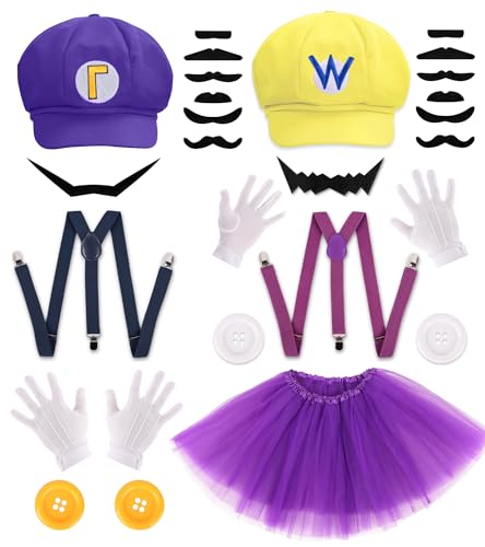 PIIDUOO Halloween Costumes Accessories for Adults Couples - 2 Person Duo Halloween Costume Party...