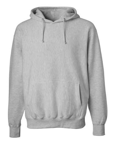 Weatherproof Men's Cross Weave Hooded Sweatshirt, Heather Grey, XX-Large2
