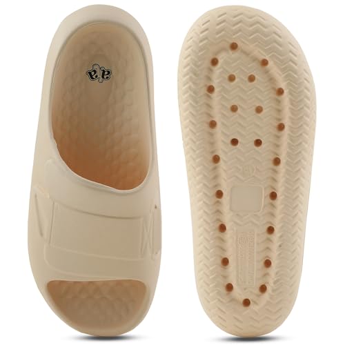 Image of Liberty A-HA DREAMWALKM Casual Slider For Men - Black, Grey, Dark Grey & Khaki | Slip-on /Flip Flops - Durable and Lightweight | Comfortable and Soft Outsole for Everyday Wear - Stylish Footwear