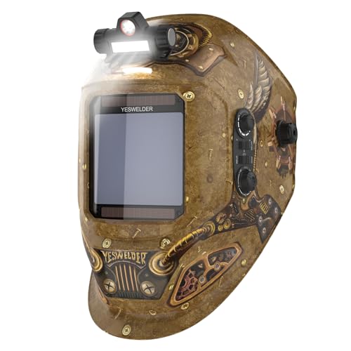 YESWELDER Auto Darkening Welding Helmet with Light