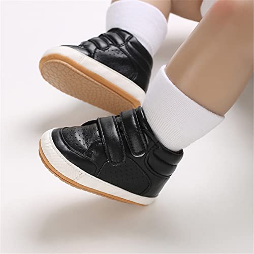 Image of E-FAK Baby Shoes Boys Girls Infant Sneakers Non-Slip Rubber Sole Toddler Crib First Walker Shoes