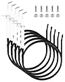 Gr2001408-Mm-00 810-6680-s Igniter Kit Electrode Grill Replacement Parts Fit for Members Mark Ignitor with Wire & Fasteners Fit for Ken-more BBQ-PRO Gas Grill Ceramic Electrode Replace IG31B 5Set