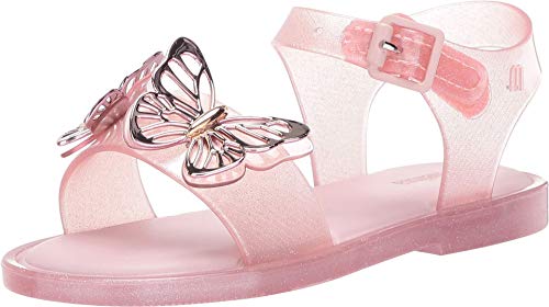 mini melissa Girl's Mar Sandal Fly BB (Toddler/Little Kid) Baby Pink 7 Toddler M