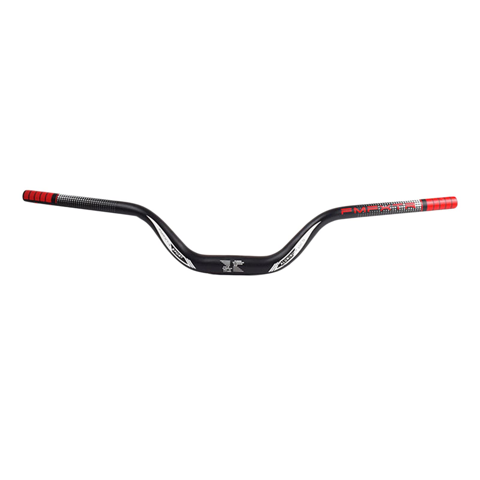 Generic Manubrio Leggero per Mountain Bike MTB Down Hill DH Bicicletta Barra Riser Extra Lunga 31,8 mm 720 mm Manubrio rialzato Alto - 720mm Rosso