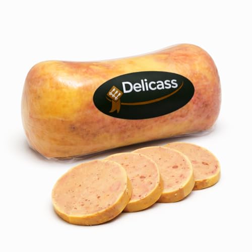 Foie Gras Entero Mi Cuit - Envio 24h- Mi cuit de Pato Alta Categoría - Textura Melosa y Sabor Fuerte, Elaboración Artesanal, Sin Gluten - Foie Mi Cuit Premium (200g)