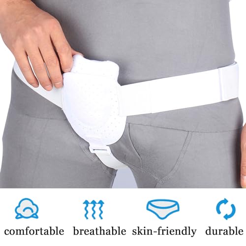 Faja para Hernia Inguinal Ajustable Blanco Talla Única miniatura 3