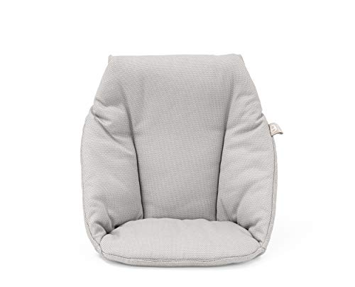 Image of Stokke Tripp Trapp Timeless Grey Comfortable Waterproof High Chair Cushion (Mini Baby, 2020 Version)