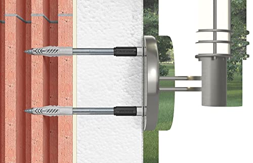 fischer Abstandsmontagesystem TherMax 10 / 220 M6 (2) für Dämmstoffe, Dämmstoffdübel zur Befestigung leichter Lasten in… – Ansicht 6