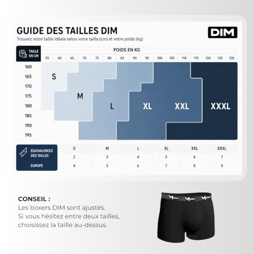 DIM Herren Boxer 3er Pack | Atmungsaktive Stretch-Baumwolle | Optimaler Halt | Ohne Etikett – Ansicht 7