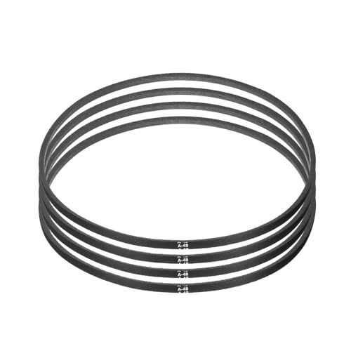 Image of uxcell 4pcs A48 or 4L500 Classic Wrapped Rubber V-Belt, 48 inch(1220mm) Inside Circumference, A Profile V Belt