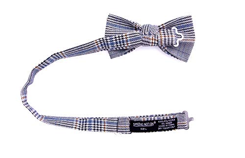 Spring Notion Boys' Glen Plaid Cotton Bow Tie2