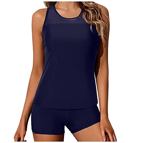 Maillot de bain deux pièces masquant le ventre avec short confortable