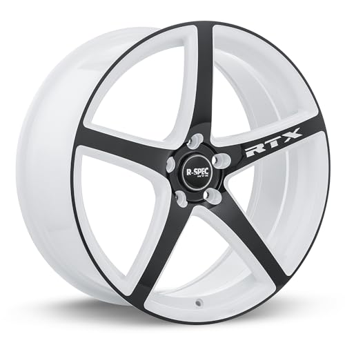 ILLUSION, 18 x 8, 5 x 114.3, 45, 73.1, WHITE/BLACK 081108