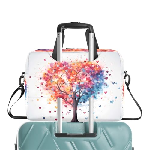 Bolso para portátil de 16 pulgadas Watercolor Love Heart Tree miniatura 6