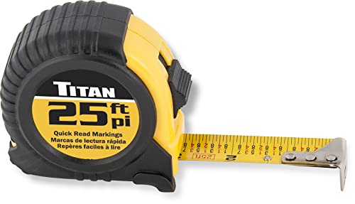 Cinta Métrica Titan 10906, 25 pies, carcasa plástica miniatura 1