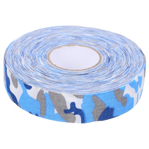 KOMBIUDA Cotton Hockey Stick Tape 2.5cmx25m Printed Sticky Tape Camouflage Design Waterproof Wear-Resistant Easy to Apply