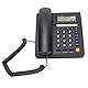 Schnurgebundenes Telefon mit Anrufer ID Anzeige, 16 Bit LCD Display, Schnurgebundenes Tischtelefon mit 3 Weckern, Schnurgebundene Festnetztelefone für das Home Hotel Office