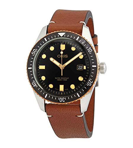 Oris Divers Sixty-Five Black Dial Men's Watch 73377204354LS