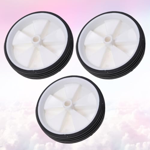 Ruedas de entrenamiento Toddmomy para bicicleta, estabilizadores universales de caucho resistente, juego de 3 pares en blanco miniatura 5