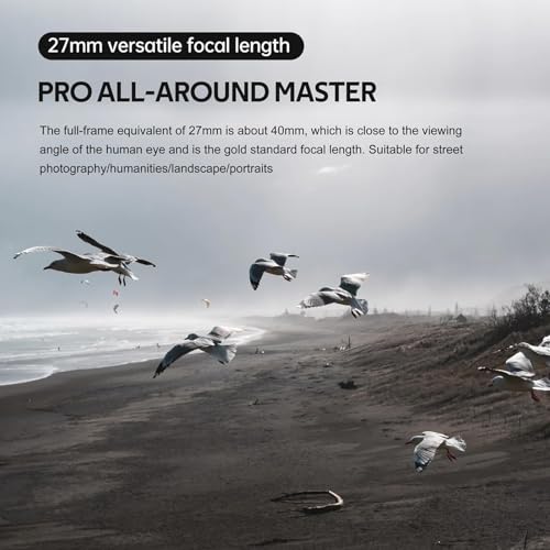 Image of VILTROX 27mm F1.2 f /1.2 Pro E-Mount APS-C Autofocus Portrait Lens for Sony E-Mount Cameras A7 A7II A7RII A7SII A7SIII A7III A7IV A7RV A9 A9II FX3 FX6 ZVE1 A6600 A6500 A6400 A6300 A6100 ZVE10 FX30
