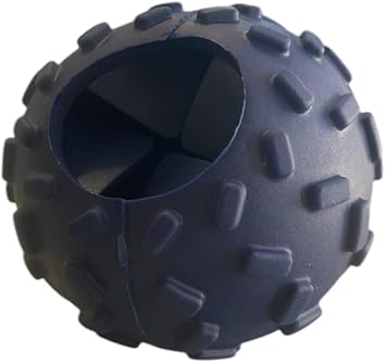 Challenging Treat-Dispensing Ball for Pigs Piglets Dogs Rabbits Cats and Other Small Animals Mental Stimulation and Playtime Fun Dark Blue