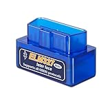 ELM327 V1.5 OBD2 Adapter Vehicle Scanner Diagnostic Scan Tool, Engine Check Fault Code Readers, Compatible with ISO Android(Mini ELM327)