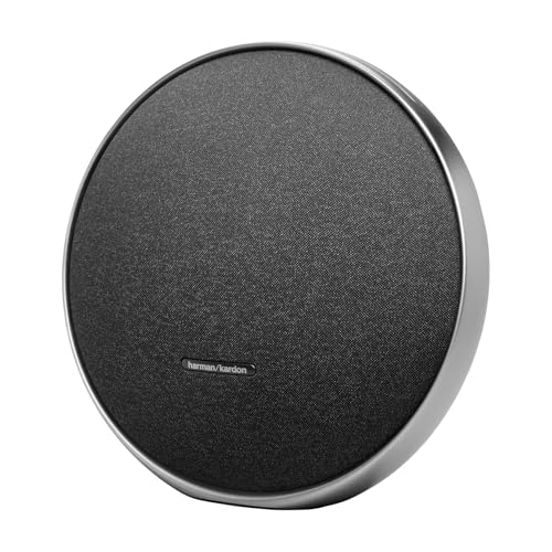 harman kardon Onyx Studio 9, altifalante portátil Bluethooth para casa, com conexão Auracast, ajuste automático, tecnologia de som uniforme, porta USB, 8 horas de autonomia, preto