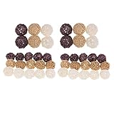 . Verwenden Sie diese dekorativen Kugeln in einer klaren Vase mit Lichtern für ein einzigartiges . Die rustikale Farbe macht es einfach, sie zu jeder Wohnkultur hinzuzufügen.