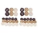Sharplace 42Pcs 3 / 7cm Natürliche Wicker Rattan Ball Hochzeit Holz Zweig Kugeln Garten Ornamente