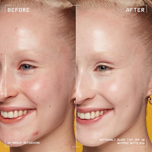 NYX PROFESSIONAL MAKEUP Buttermelt Glaze Soft Glow Skin Tint with SPF 30, Up To 12HR Wear, 01 Whipped Butta - image 2