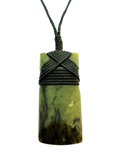 Preisvergleich Produktbild Greenstone Maori Pounamu Toki Kettenanhänger aus Neuseeland - Large