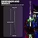 Pixel Light Saber Blade, Xenopixel Light Saber Blade Support Heavy Dueling, Black, with Double Sides LED Strip Diameter 1 inch, Length 82cm/32inch