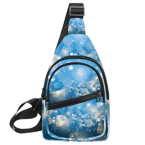 Mochila cruzada navideña de estrellas para tus paseos festivos