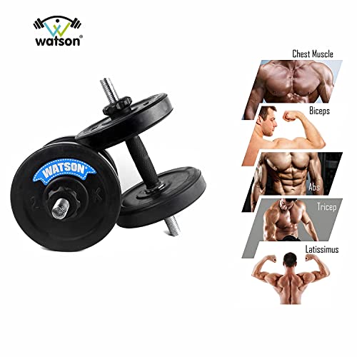 WATSON Home Gym Combo 20kg Set (Black) - Image 6