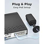 REOLINK 4K Security Camera System, 4pcs H.265 PoE Security Cameras Wired with Person Vehicle Detection, 8MP/4K 8CH NVR with 2TB HDD for 24-7 Recording, RLK8-800B4 Black - Image 5