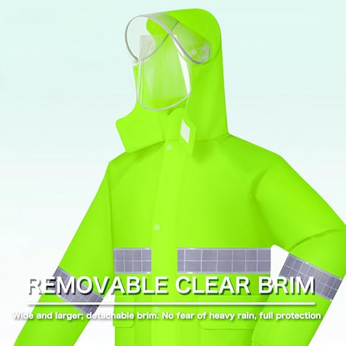 Traje de lluvia para ciclismo impermeable transpirable con reflectivo miniatura 4