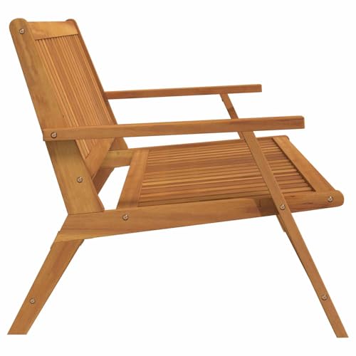 Banco de madera maciza de acacia de alta resistencia para exterior 5