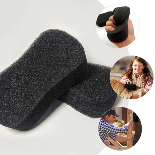 Soin du cheval impeccable grâce au kit de douche 5 pièces avec brosse et éponge de ménage