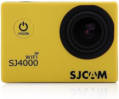 SJCAM Multi-function Wifi SJ4000 HD 1080P Waterproof Digital Video Recorder DVR Camcorder, 12 Mega pixel, 170¡ã HD wide-angle, Multi Colors, with Waterproof Case Multiple Mounts, Real-time display on mobile phone or computer via Wifi Connectio(Yellow)
