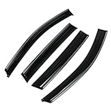 HEROFFIX 1 Set Fensterabweiser für Ford Escape 2013-2019 Seitliche Fensterabweiser Schwarz